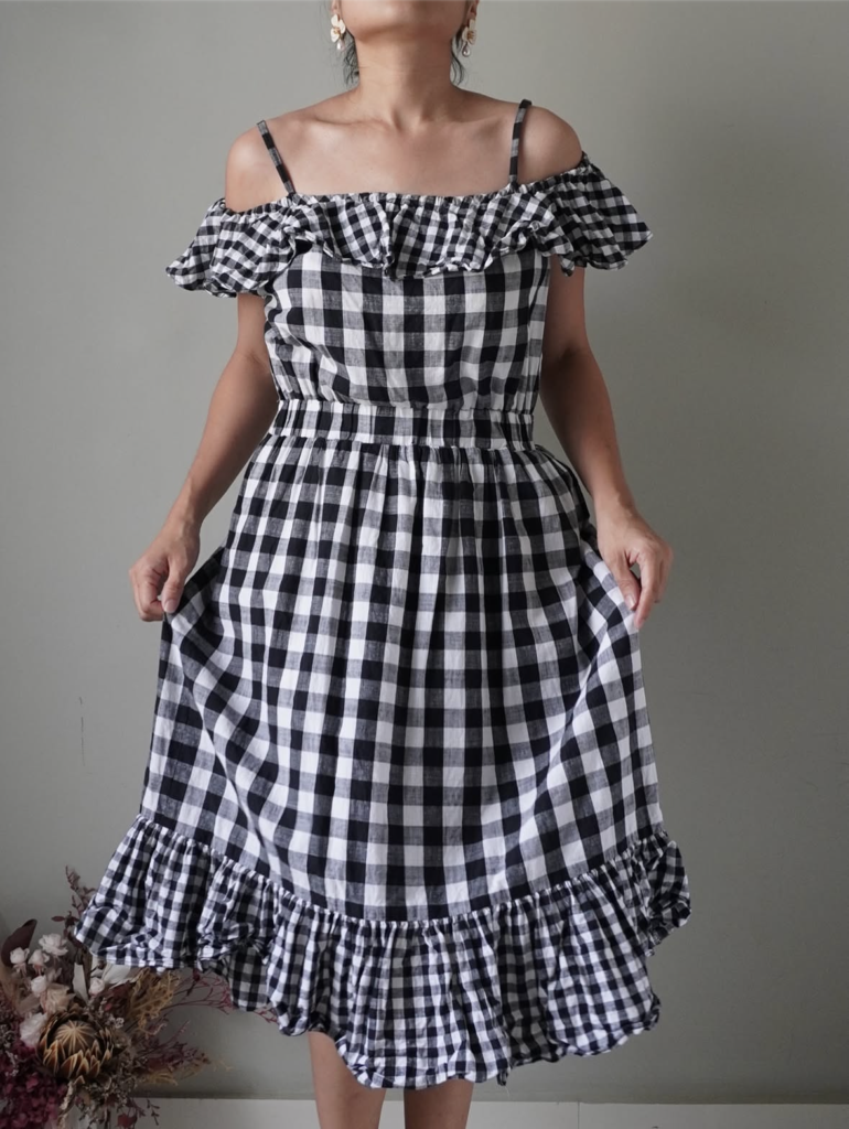 Supergirlie and with the gingham vintage pattern