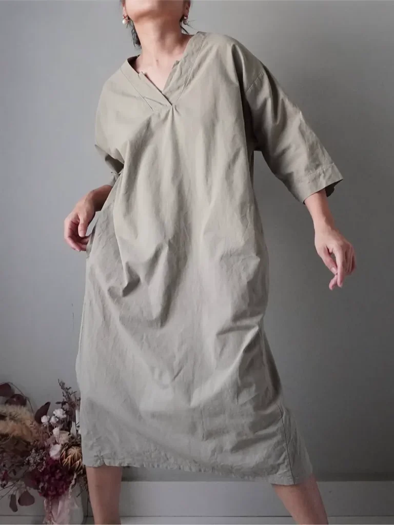 Laurel casual dress with pockets and quarter sleeves