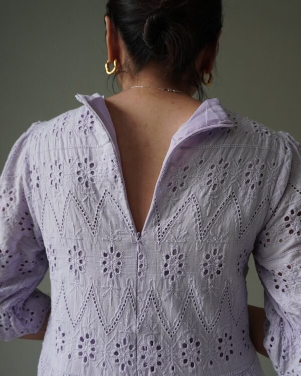 Ever dainty lavender dress with eyelet details - Image 4