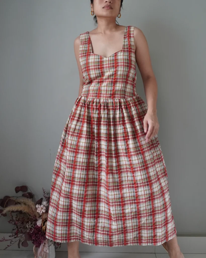 I’m always on the go for country pieces such as this gorggg plaid dress!! Look at the back deets!